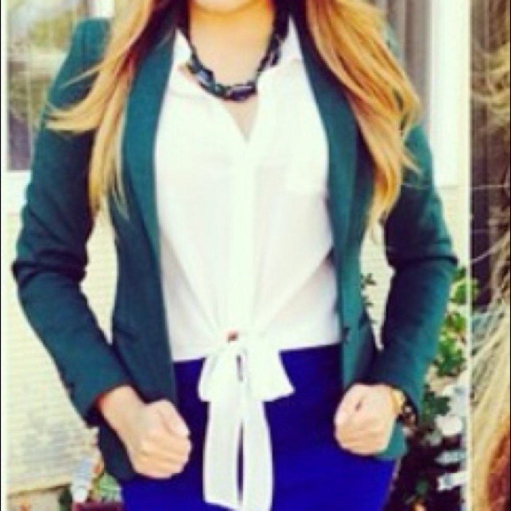 White button blouse